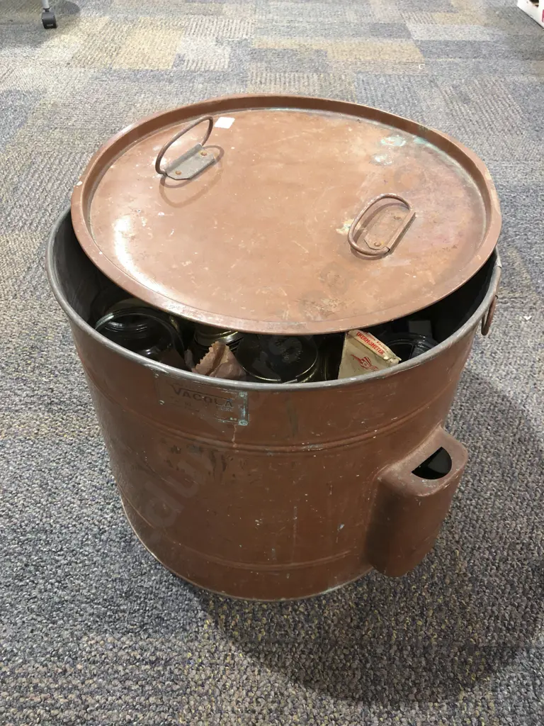 Large Copper and Steel Preserving Pot with Assorted Preserving Accessories Image 1++