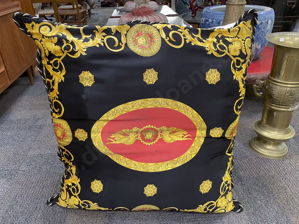 Versace Oversized Throw Cushion Image 1++