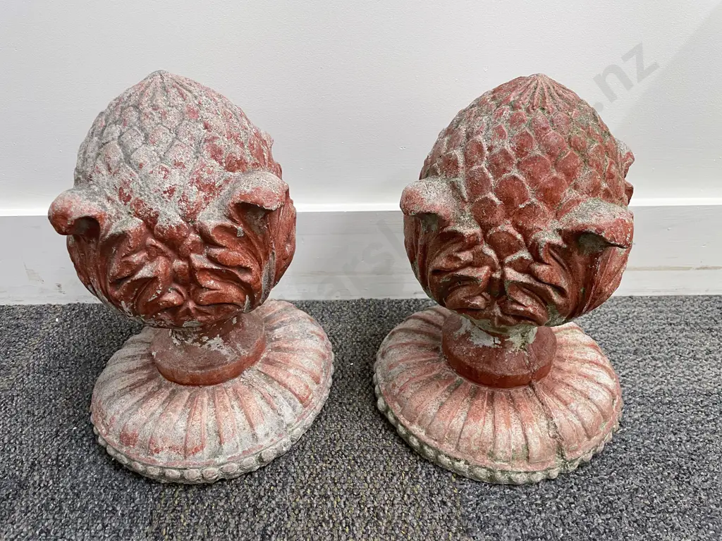 Pair of Concrete Finials Image 1++