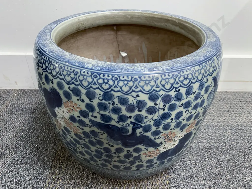 Blue and White Hibachi Image 1++