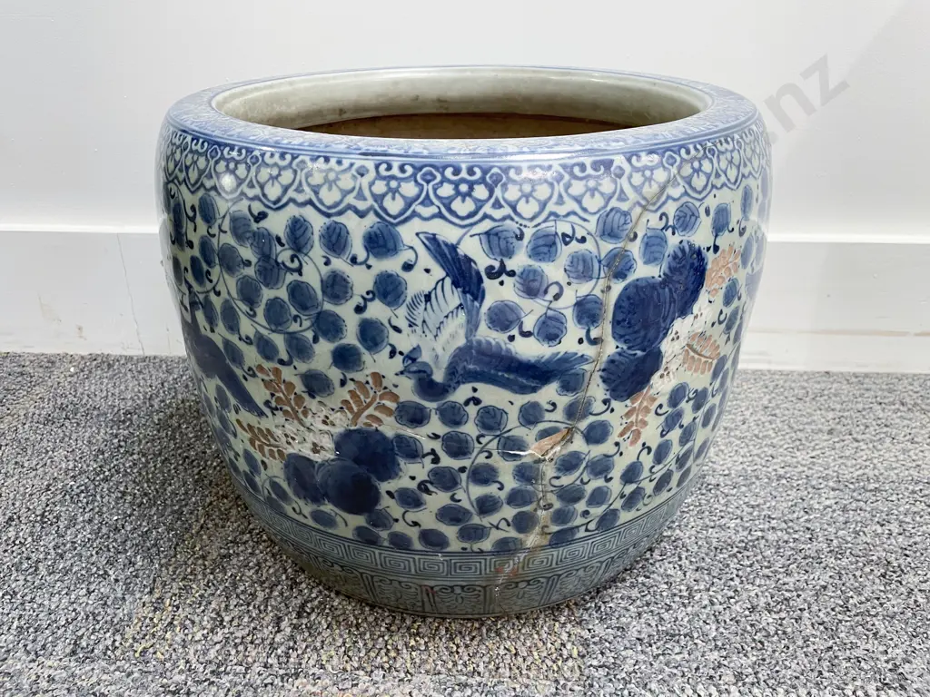 Blue and White Hibachi Image 1++
