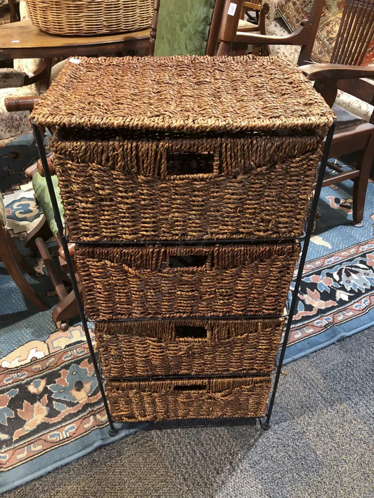 Pair of Modern Bathroom Drawers Image 1++