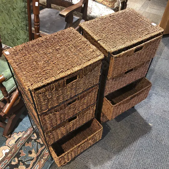 Pair of Modern Bathroom Drawers