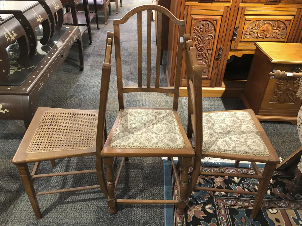 Three Assorted Side Chairs Image 1++