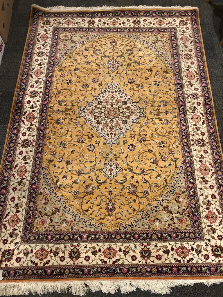 Persian Silk Rug Image 1++