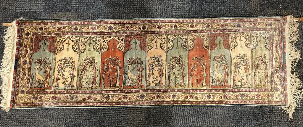 Persian Silk Wall Hanging Image 1++