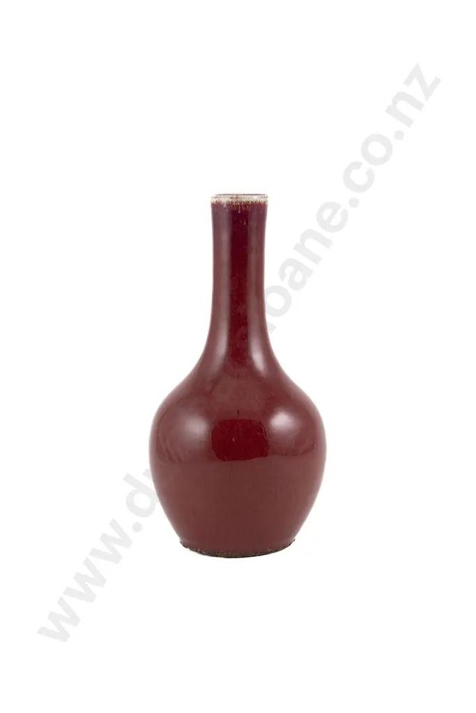 A Good Qing Dynasty Sang-de-boeuf (‘Ox-blood’) Porcelain Vase Image 1++