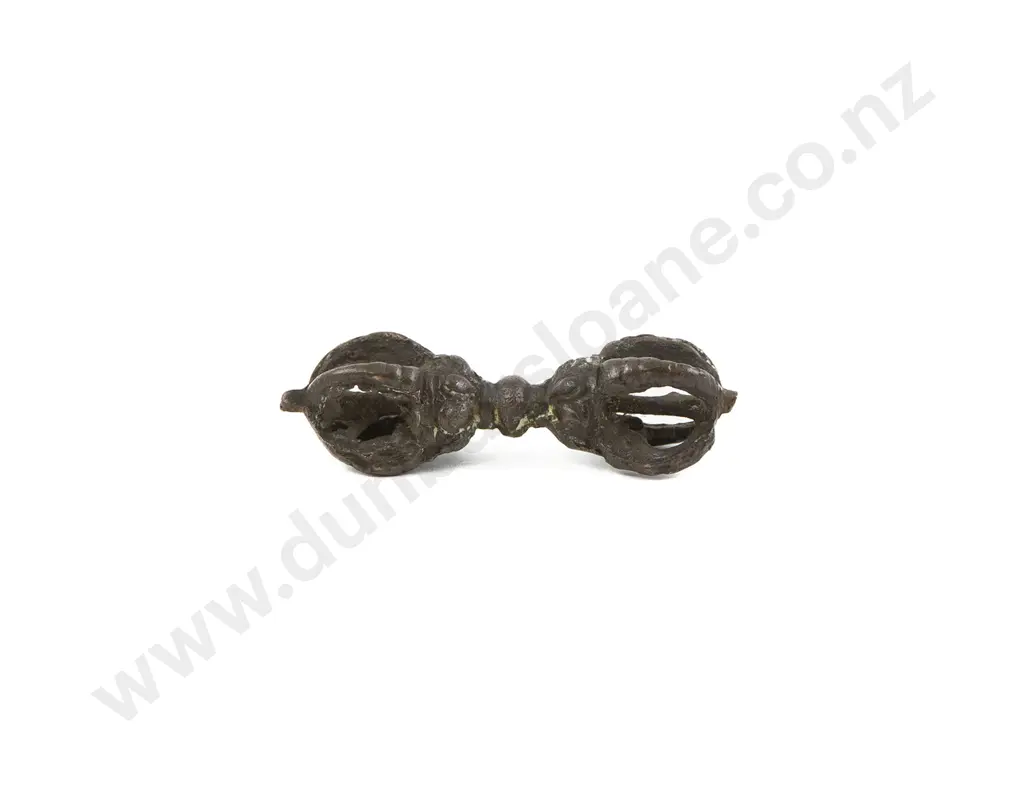 A Rare 18th Century Tibetan Copper Dorje Image 1++
