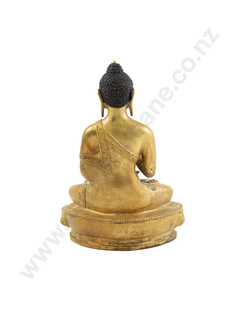 A Good Quality Early 20th Century Nepali Tibetan Figure of Shakyamuni Buddha Image 1++