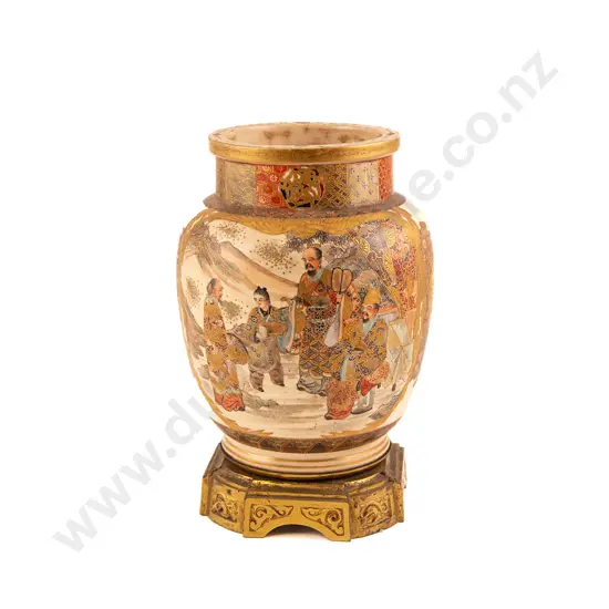 Japanese Meiji Period Satsuma Vase