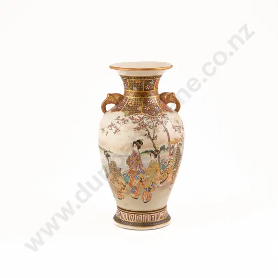 Japanese Meiji Period Satsuma Vase