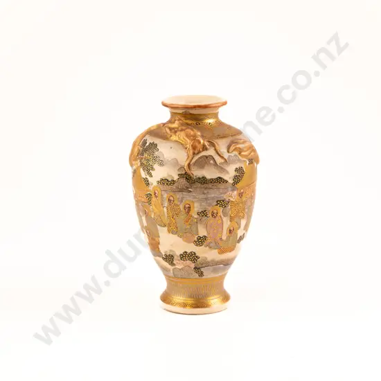 Japanese Meiji Period Satsuma Vase