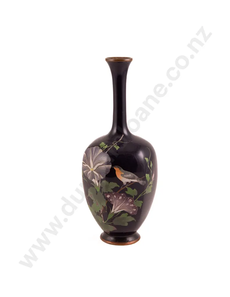 A Meiji Period Cloisonne Vase Image 1++