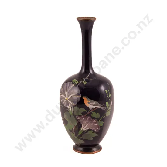 A Meiji Period Cloisonne Vase
