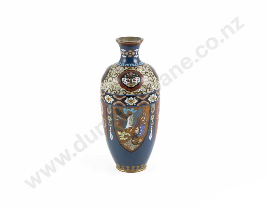 A Meiji Period Cloisonne Vase Image 1++
