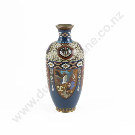 A Meiji Period Cloisonne Vase