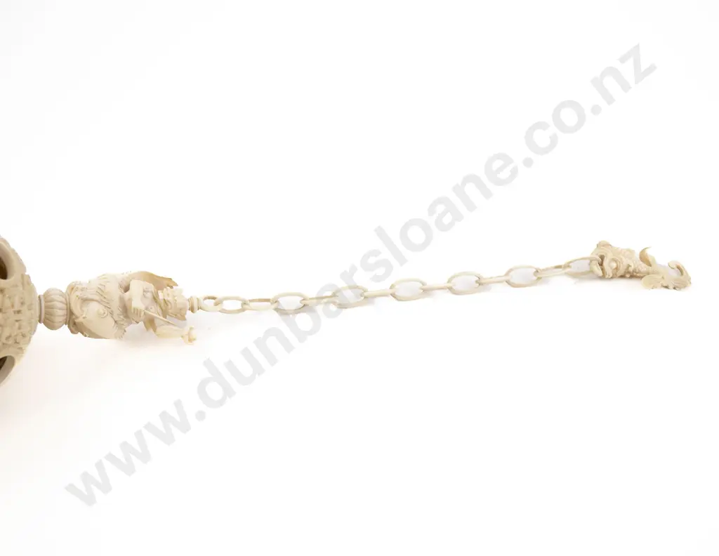 A Superb Chinese Canton 19th Century Ivory Puzzle Ball Image 1++