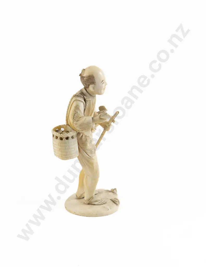 Japanese Ivory Meiji Period Figure Image 1++
