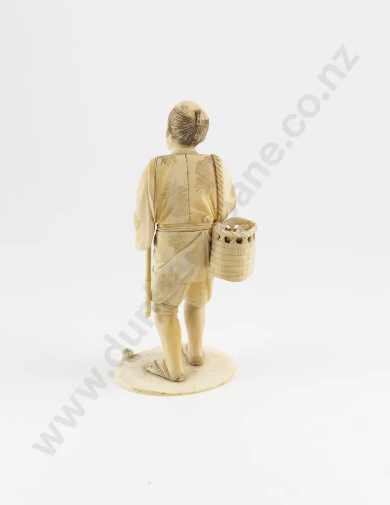 Japanese Ivory Meiji Period Figure Image 1++