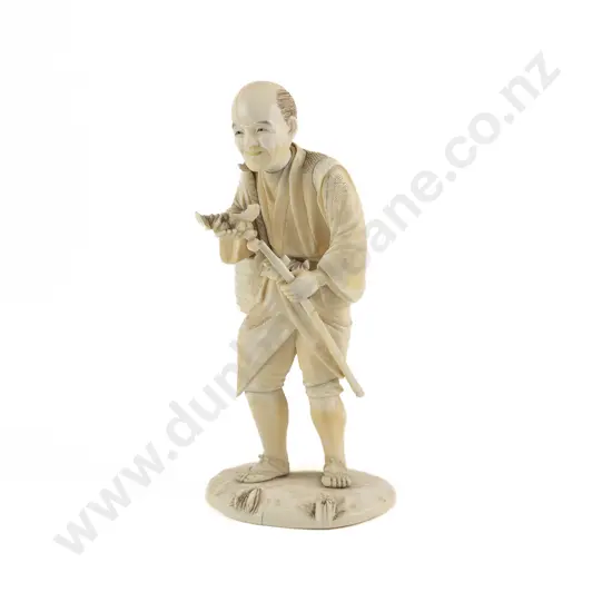 Japanese Ivory Meiji Period Figure