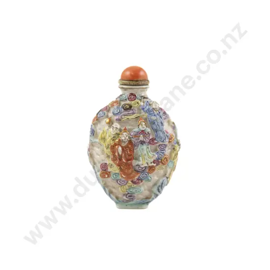 A Chinese Porcelain Snuff Bottle