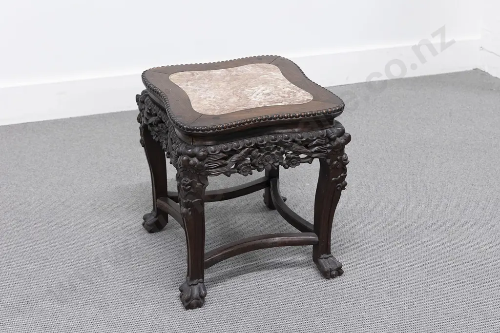 Chinese Rosewood Vase Stand Image 1++