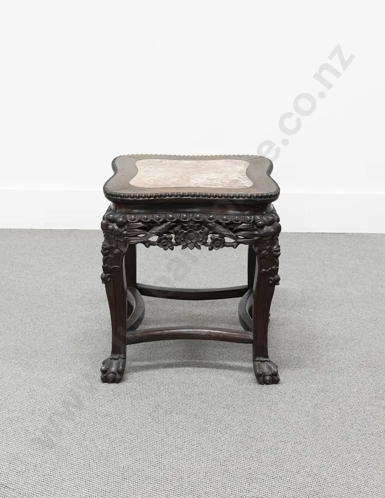 Chinese Rosewood Vase Stand Image 1++