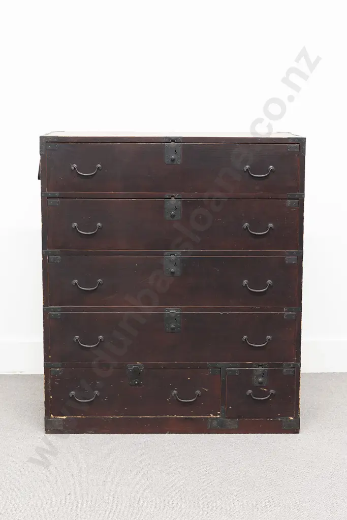 Japanese Late Meiji Period Paulownia Isho-Dansu (Clothing Chest) Image 1++