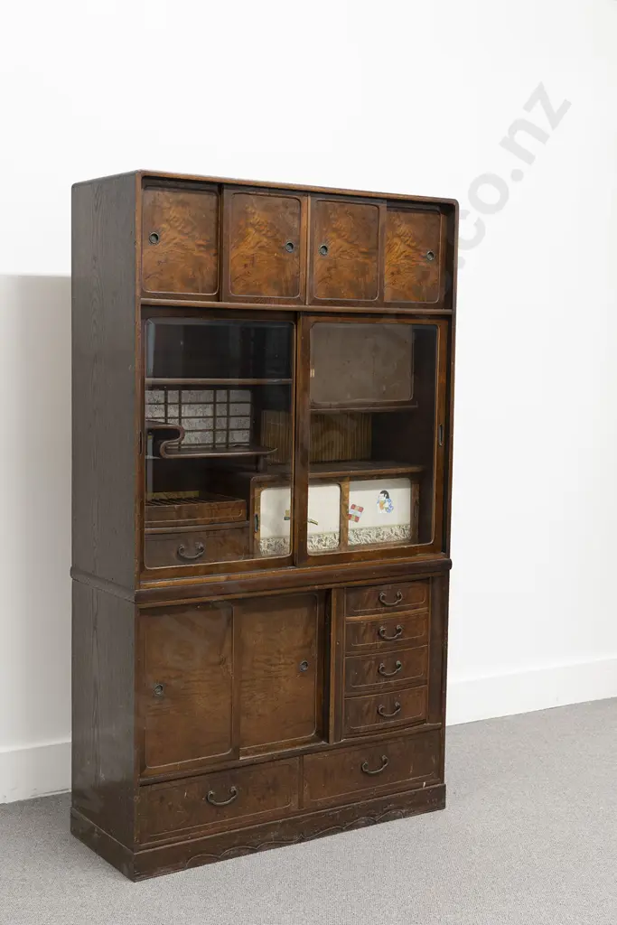 Japanese Late Taisho Period Mizuya-Dansu (Kitchen Chest) Image 1++
