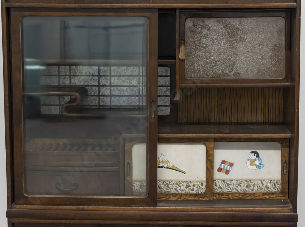 Japanese Late Taisho Period Mizuya-Dansu (Kitchen Chest) Image 1++