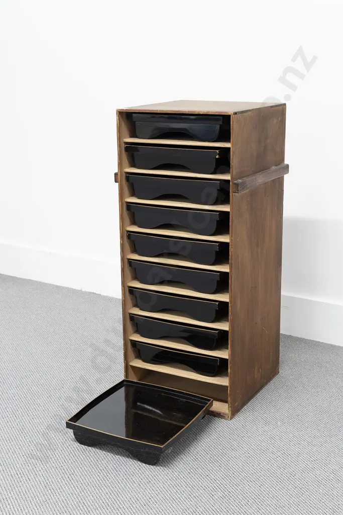 Paulownia Taisho Period Sui-Mono Zen (Restaurant Cabinet) Image 1++