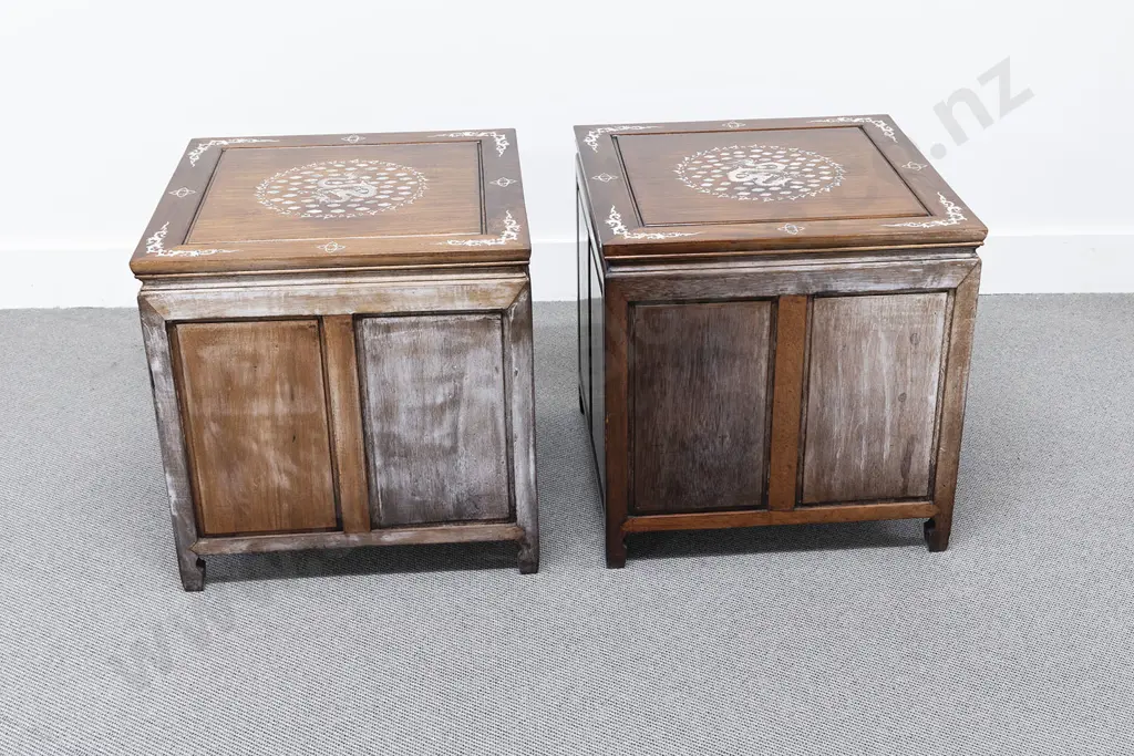 Pair of Chinese Rosewood Cabinets Image 1++