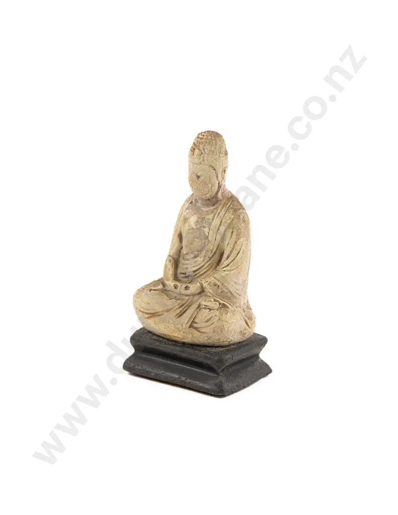 An Unusual Chinese Seated Buddha figure Image 1++