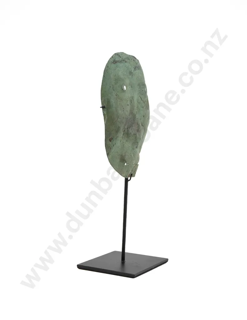 A Rare Chinese 11th Century Liao Dynasty Copper Alloy Funerary Mask Image 1++