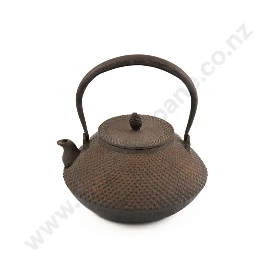 Japanese Meiji Period Cast Iron Tetsubin