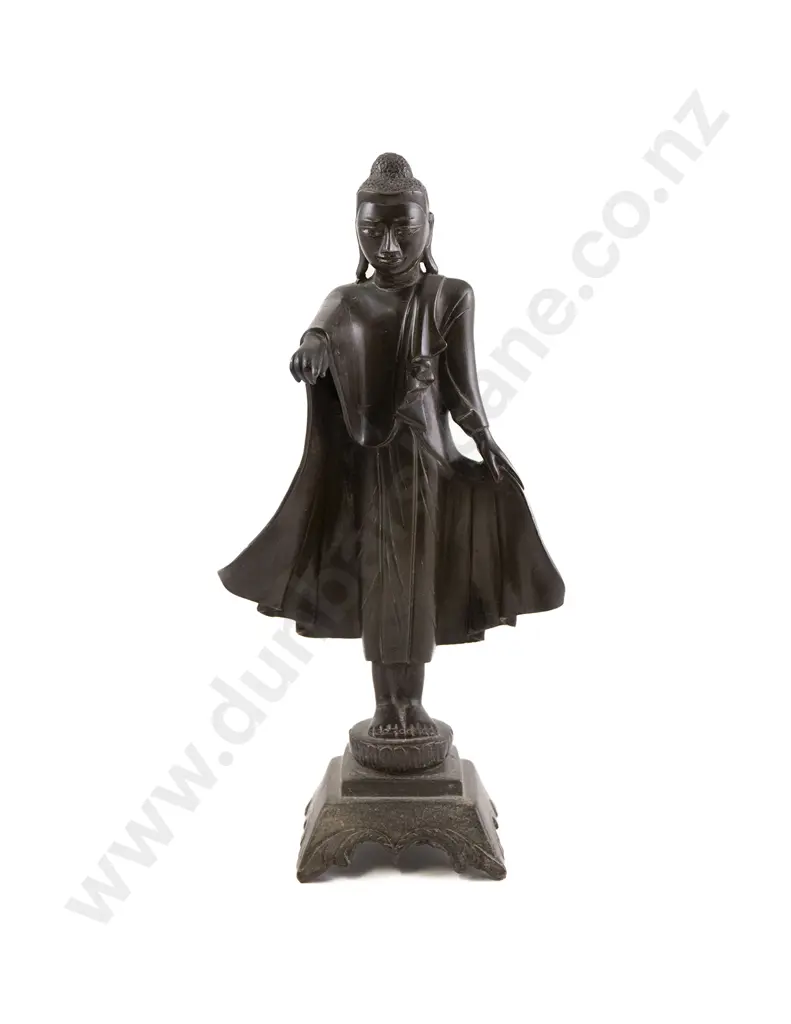 A 19th Century Thai Bronze Boddhisattva Image 1++