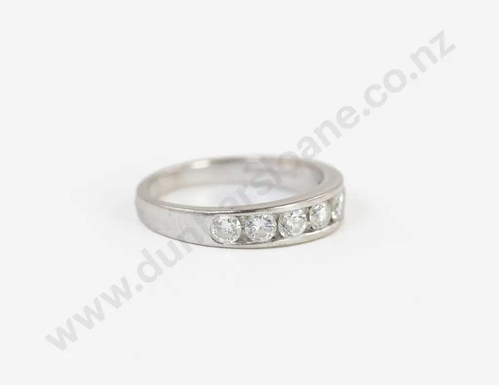 18ct White Gold Seven Stone Diamond Ring Image 1++