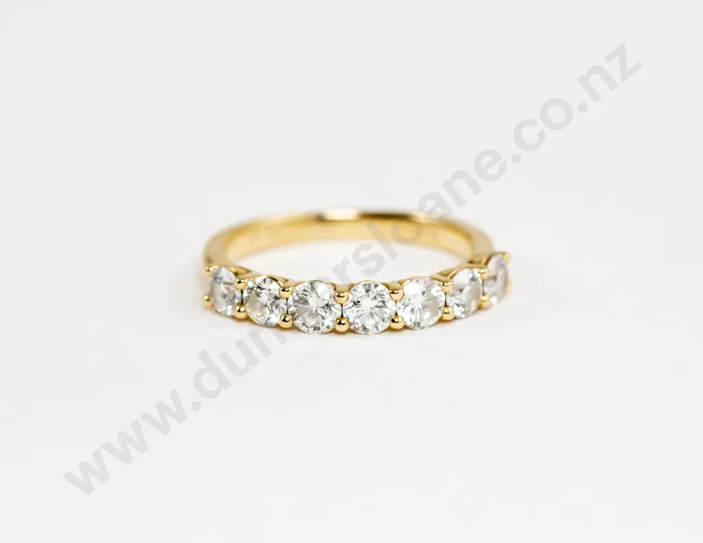 14ct Seven Stone Diamond Ring Image 1++