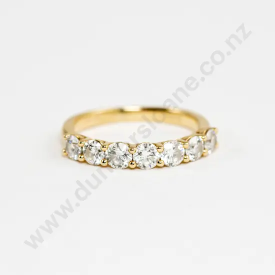 14ct Seven Stone Diamond Ring