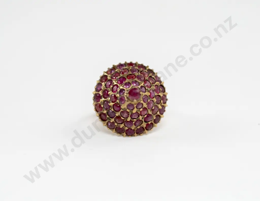 14ct Five Tier Ruby Princess Ring Image 1++