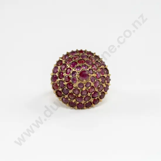 14ct Five Tier Ruby Princess Ring