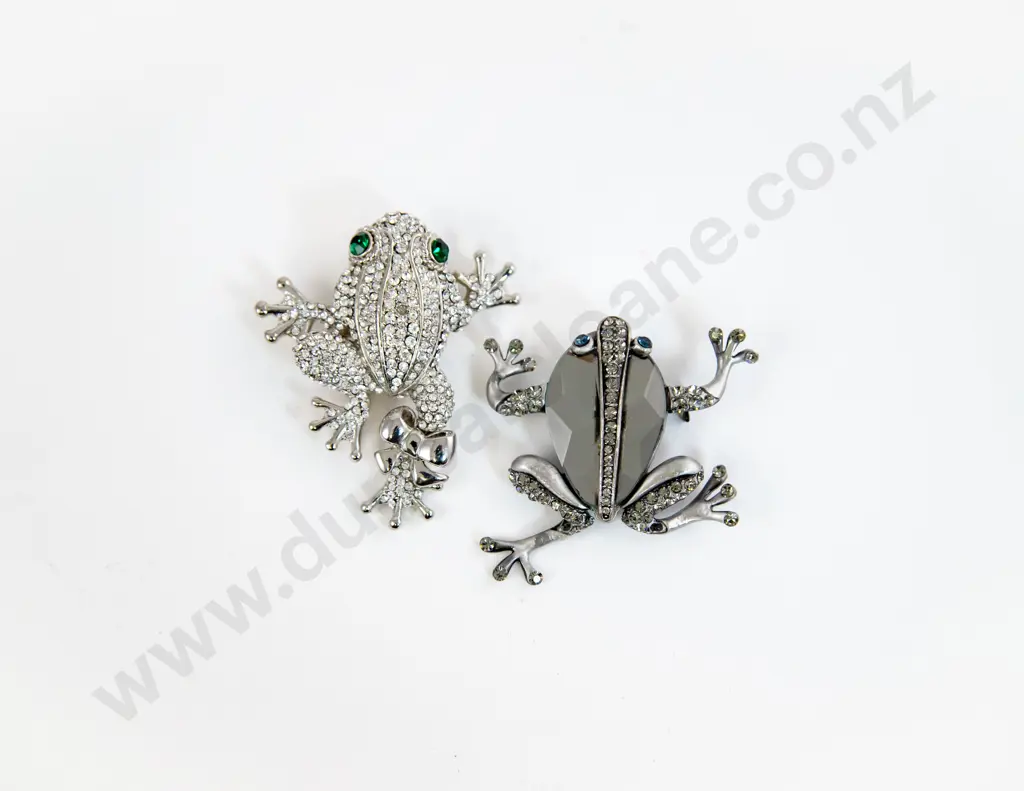 Large Swarovski Crystal Fancy Toad Brooch and Other Image 1++