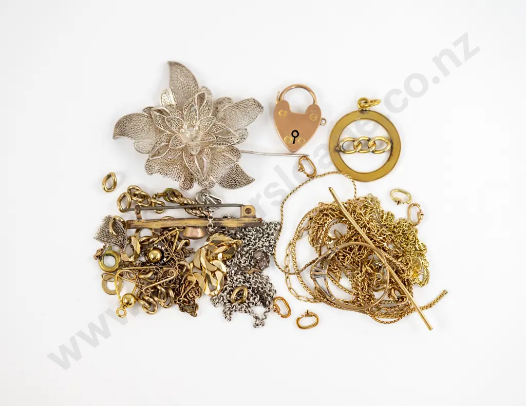 9ct Gold Pieces for Scrap and Plated Image 1++