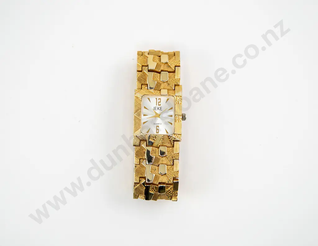 Mod C20th Design Gold Plated Wrist Watch Image 1++