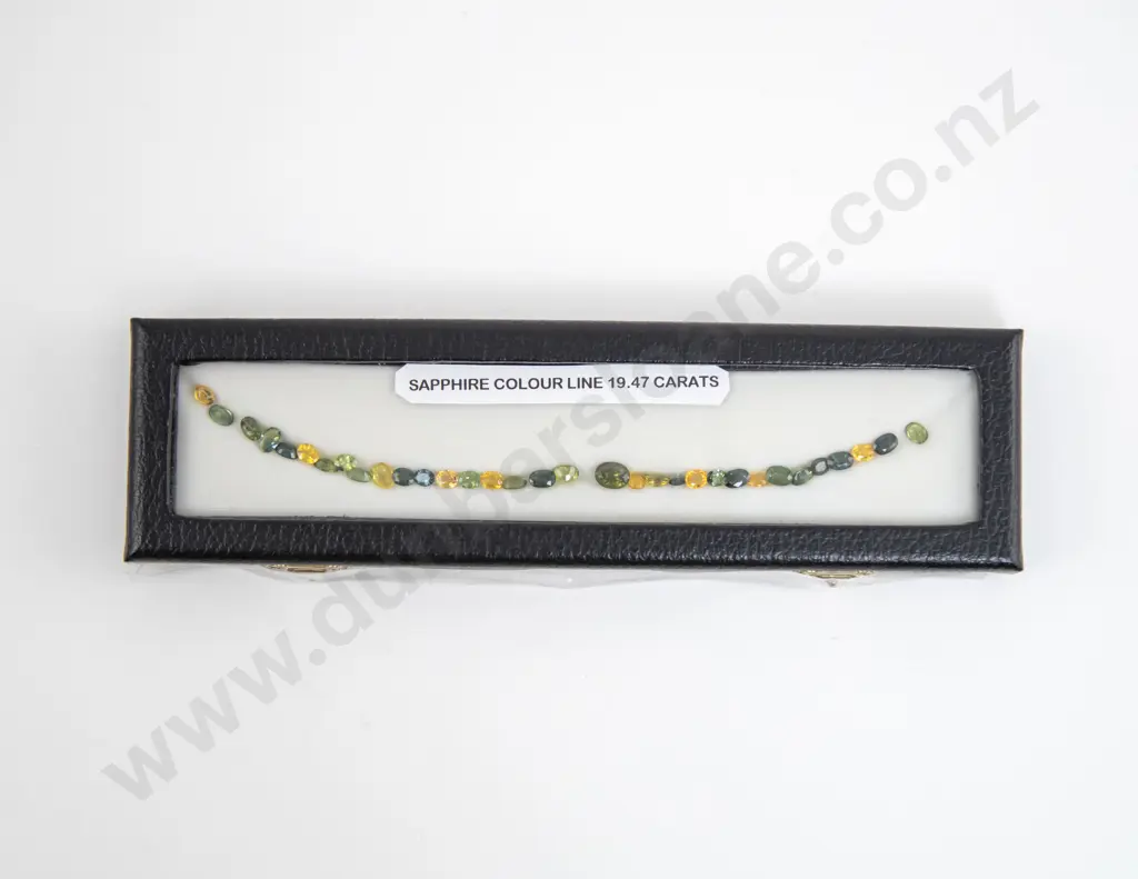 33stone Sapphire Colour Line approx 19.47cts Image 1++