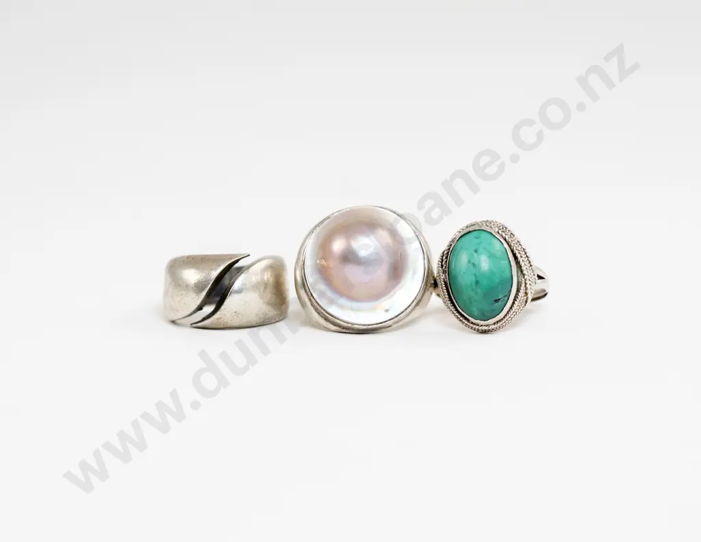S/S Blister Pearl Dress Ring Image 1++