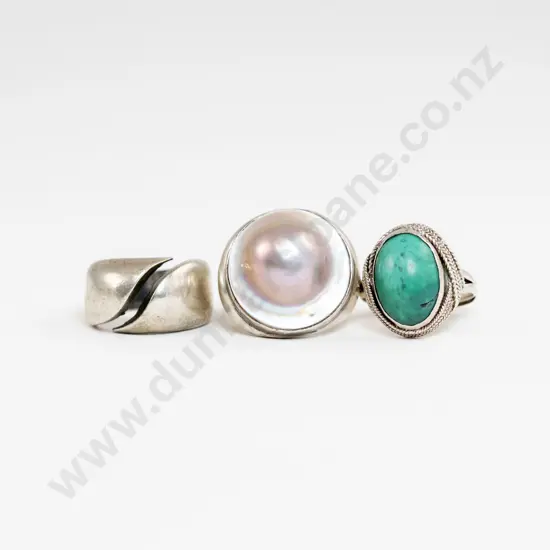 S/S Blister Pearl Dress Ring