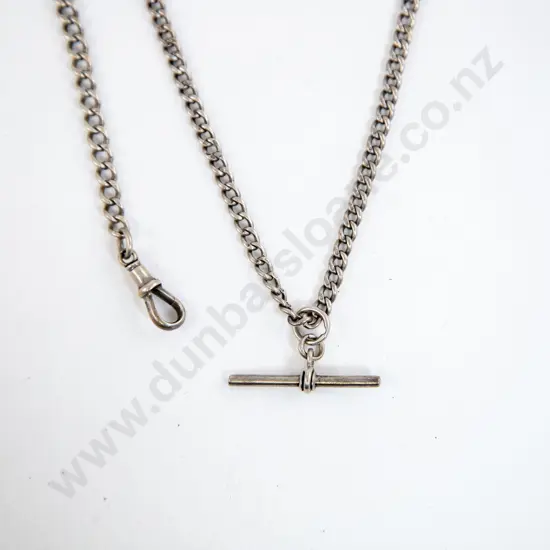 S/S Uniform Curb Link Albert Chain