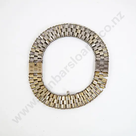 Victorian Unmarked Silver Necklace Chocker