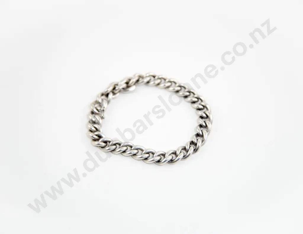 Heavy S/S Curb Link Bracelet Image 1++
